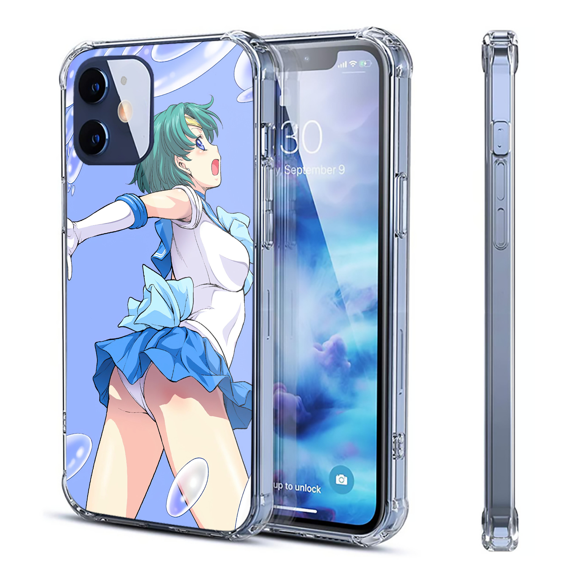 （画像用） 美少女戦士セーラームーン Sailor Moon 【iPhone 12シリーズ対応】透明スマホケース（クリアソフトケース）